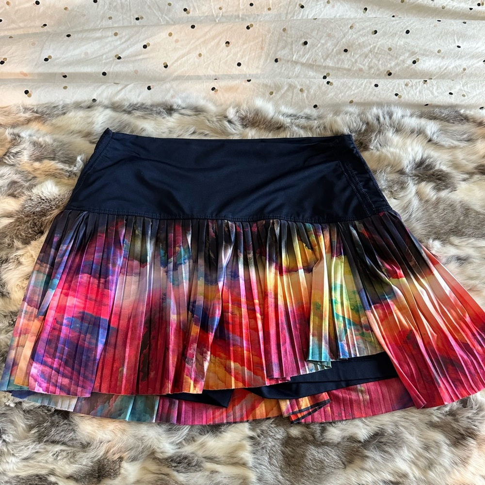 Lucky in Love Blue and Pink Mini Skater Skirt sz Xl